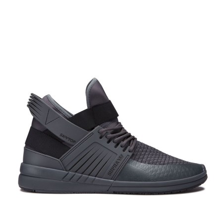 Supra Skytop V Svart Høye Sneakers Dame [NO-7-D798]